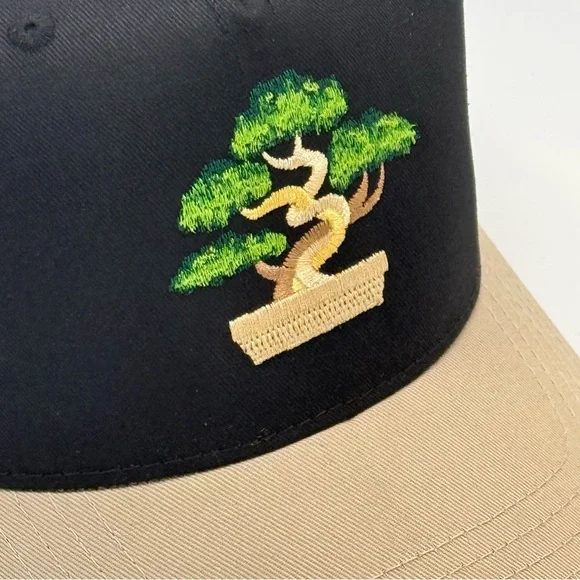 New York Bonsai Tree Black and Khaki Snapback - Picture 8 of 8